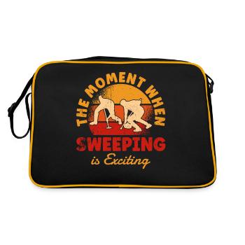 Curling Sport Curling - Retro Bag - black/gold - Back