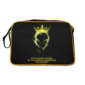 Alien so you already understand the concept - Retro Bag - black/gold - Back