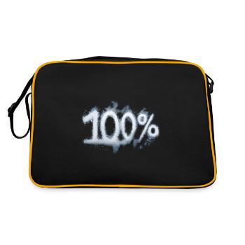100% - Sac Retro - noir/or - Dos