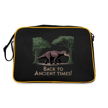 RETOUR À L’ANTIQUITÉ - Sac Retro - noir/or - Dos