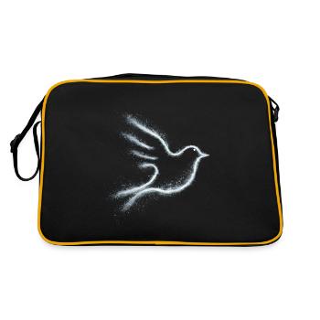 Oiseau - Sac Retro - noir/or - Dos