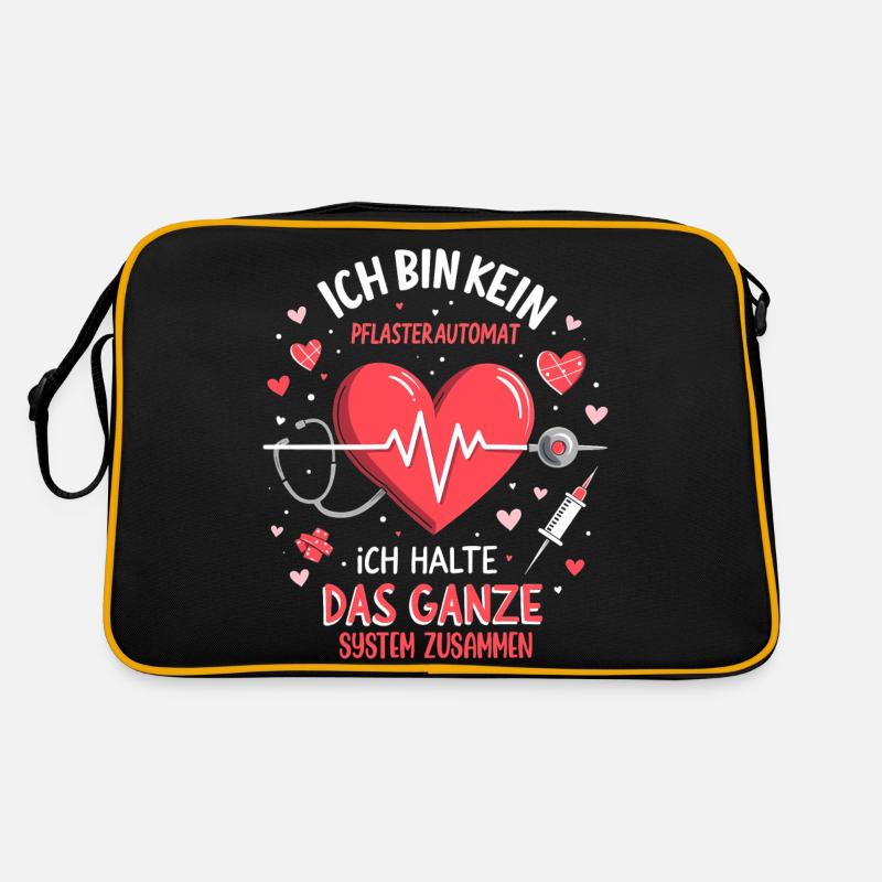 Ich Halte Das System - Pflege Retro Tasche