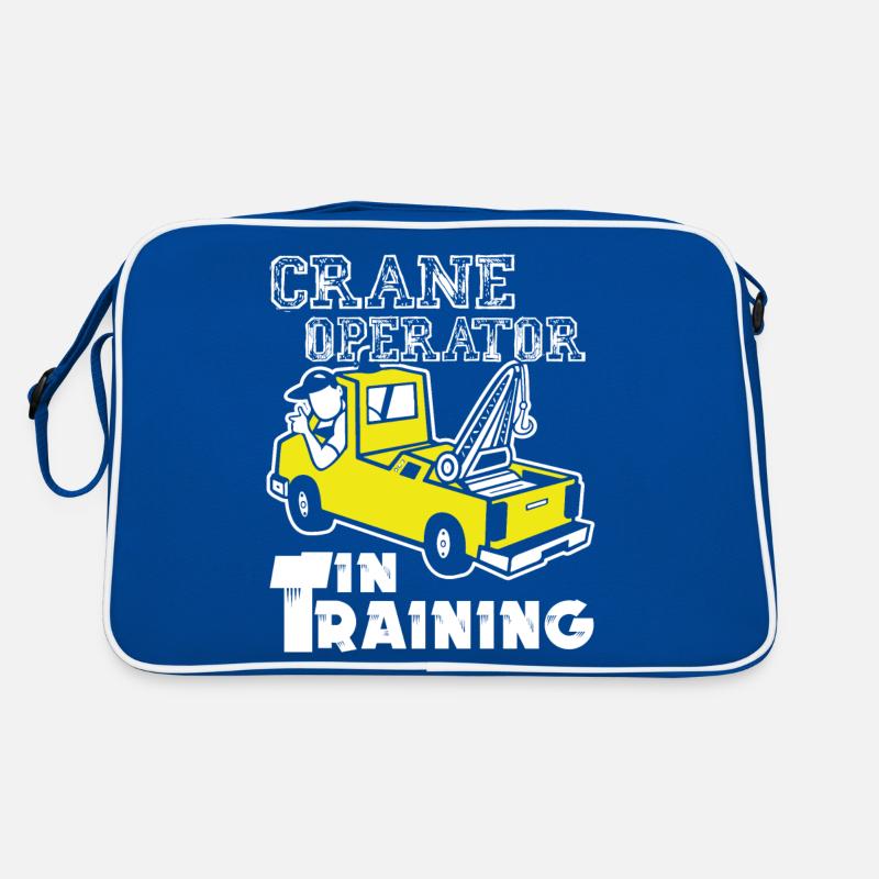 Crane Operator In Training Retro Bag