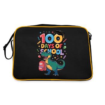 100e jour d’école 100 jour d’école des enfants - Sac Retro - noir/or - Dos