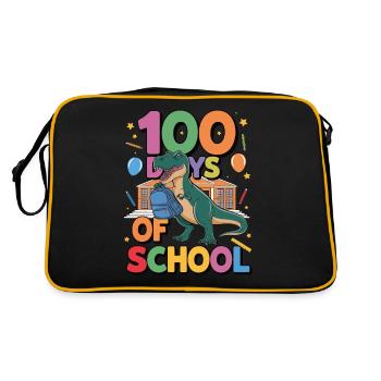 100e jour d’école 100 jour d’école des enfants - Sac Retro - noir/or - Dos