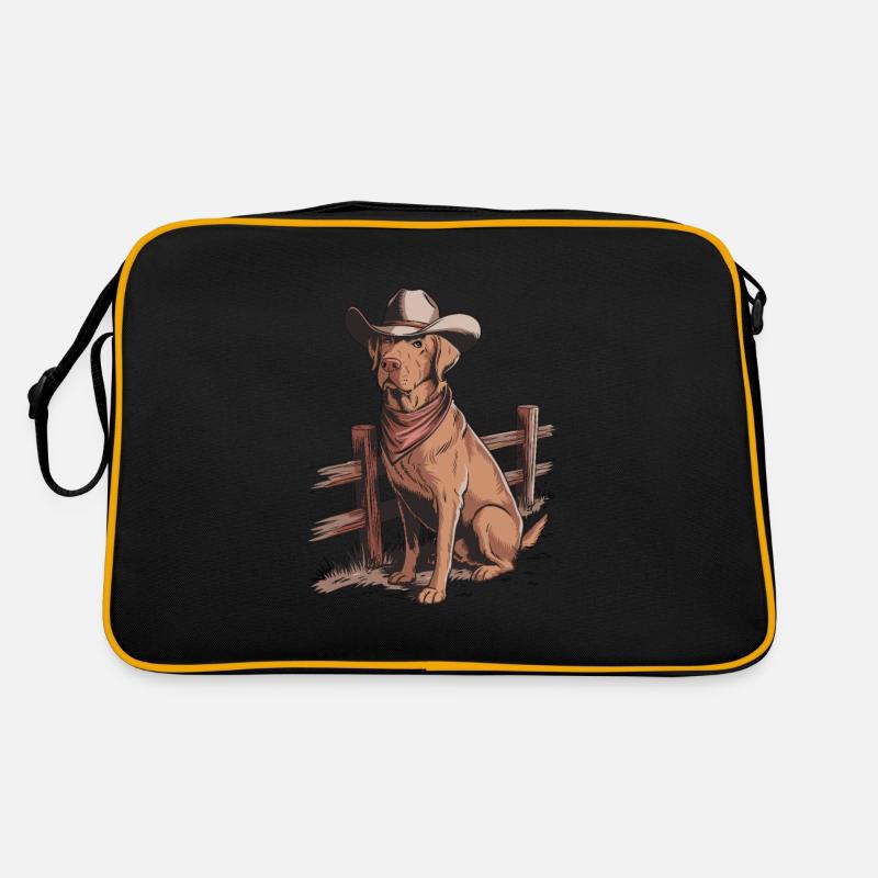 Foxred Labrador Cowboy Retro Tasche