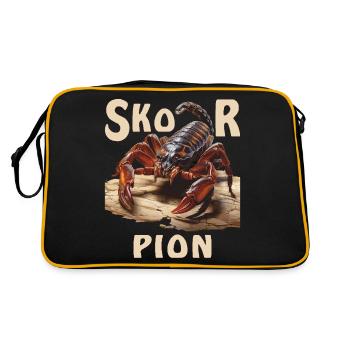 SCORPION - Sac Retro - noir/or - Dos