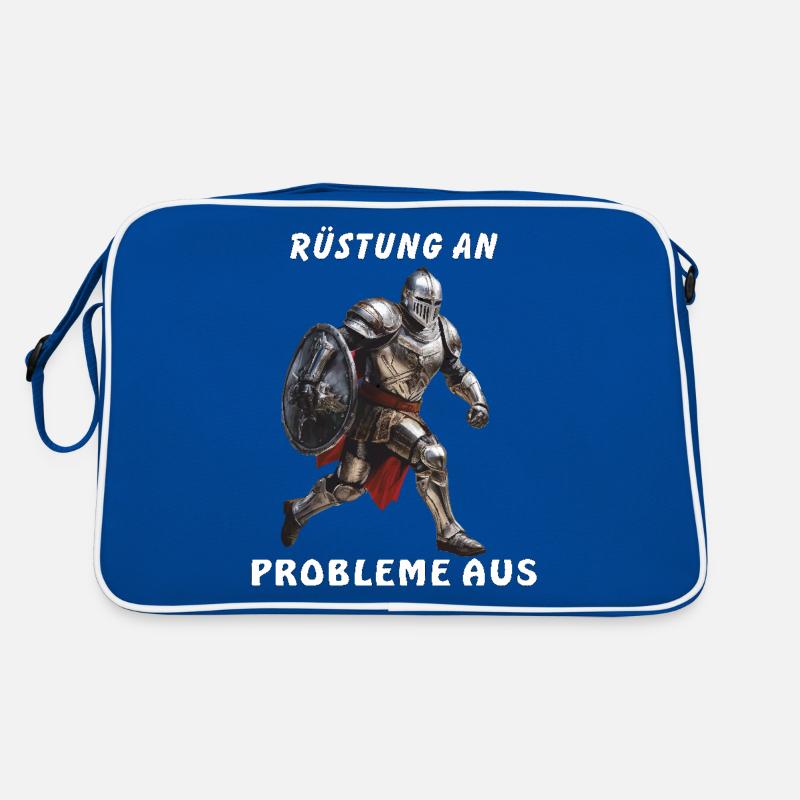 KNIGHT ARMOR TO PROBLEMS Retro Bag