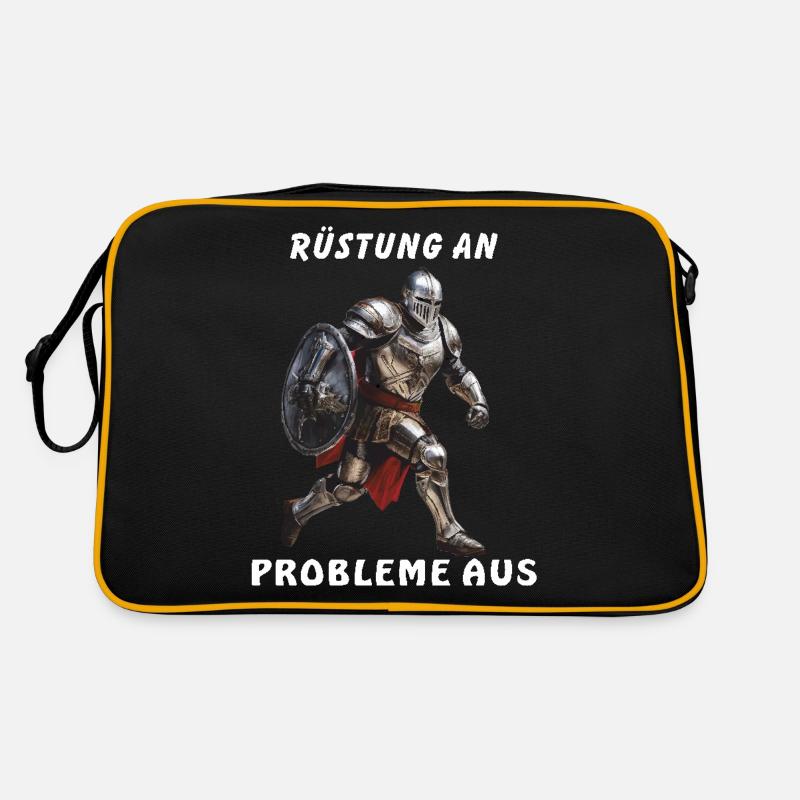 KNIGHT ARMOR TO PROBLEMS Retro Bag