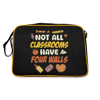 Not All Classrooms Have Four Walls Special - Retro Bag - black/gold - Back