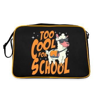 Trop cool pour l’école Stem Sped Education Llama - Sac Retro - noir/or - Dos