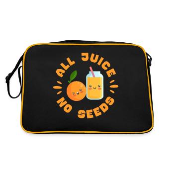 Tous les jus Sans graines Vasectomie Stérilisation masculine - Sac Retro - noir/or - Dos