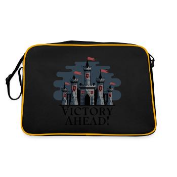 FORT OF INDEPENDENCE - Retro Bag - black/gold - Back