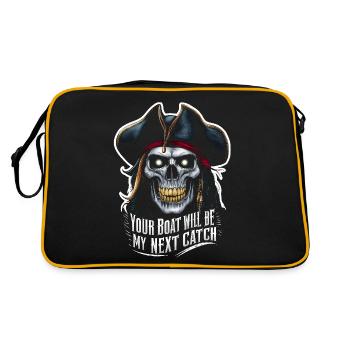 Pirate - Votre bateau sera ma prochaine prise - Sac Retro - noir/or - Dos
