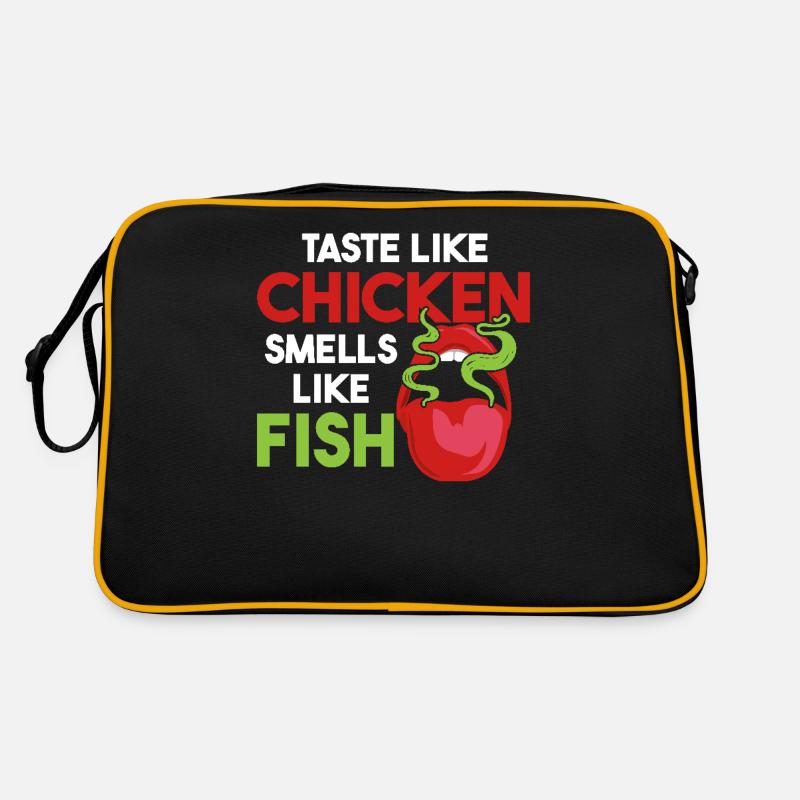 Goût de poulet Sent le poisson Plus drôle Sac Retro