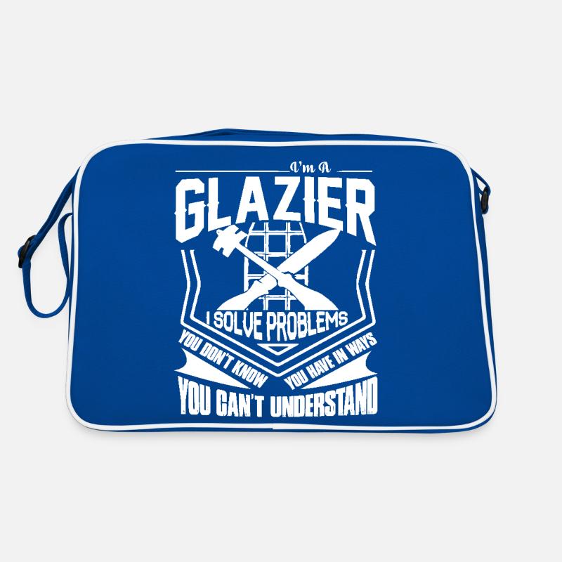 Glazier I Solve Problems Retro Bag