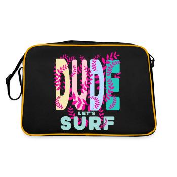 Type - Sac Retro - noir/or - Dos