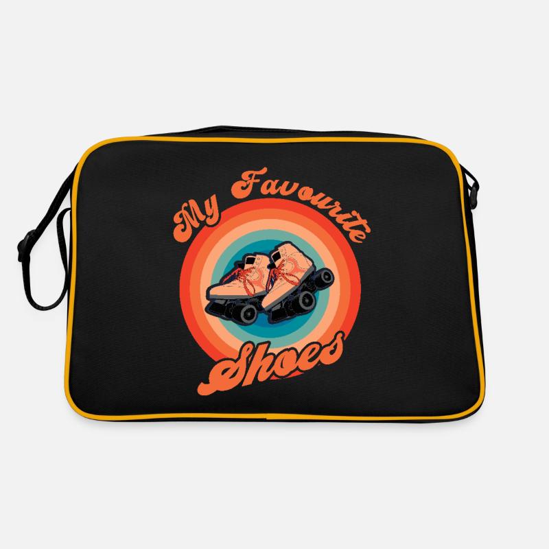 Rollerskater My Shoes Rollschuh Disco Retro Tasche