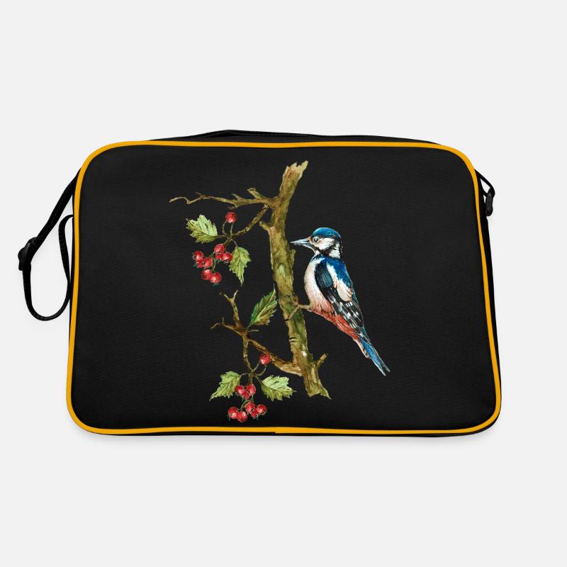 Bunter Vogel Retro Tasche
