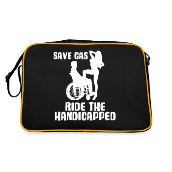 Illustration de l’autonomisation des personnes handicapées pour - Sac Retro - noir/or - Dos