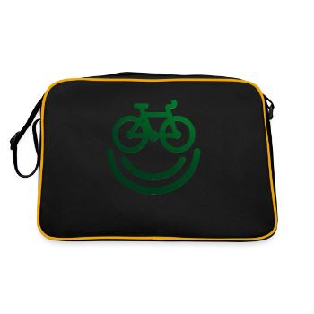 Conception de vélos/roues pour les cyclistes - Sac Retro - noir/or - Dos