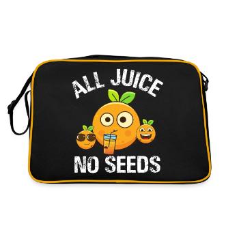 Tous les jus Sans graines Vasectomie Stérilisation masculine - Sac Retro - noir/or - Dos