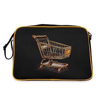 SHOPPING TROLLEY - Retro Bag - black/gold - Back