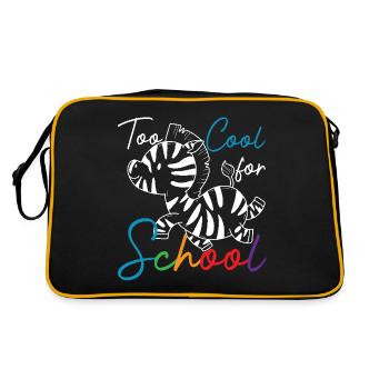 Trop cool pour l’école Stem Sped Education Llama - Sac Retro - noir/or - Dos