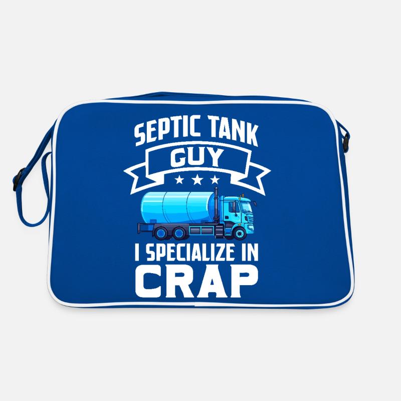Septic Tank Guy I Specialize In Crap Wastewater Retro Tasche