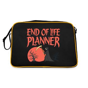 PLANIFICATEUR DE FIN DE VIE - Sac Retro - noir/or - Dos