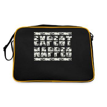 Expert Napper Statement für Ruhige Momente - Retro Tasche - Schwarz/Gold - Hinten