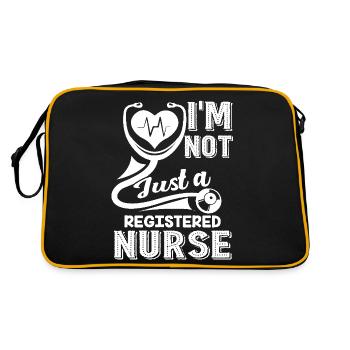 Registered Nurse I am Not Just A Registered Nurse - Retro Bag - black/gold - Back