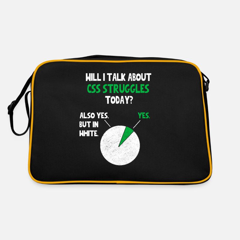 Coder Web Developer Programmer Will I talk about F Retro Bag