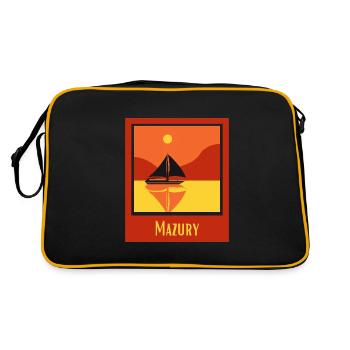 Mazurie - Sac Retro - noir/or - Dos
