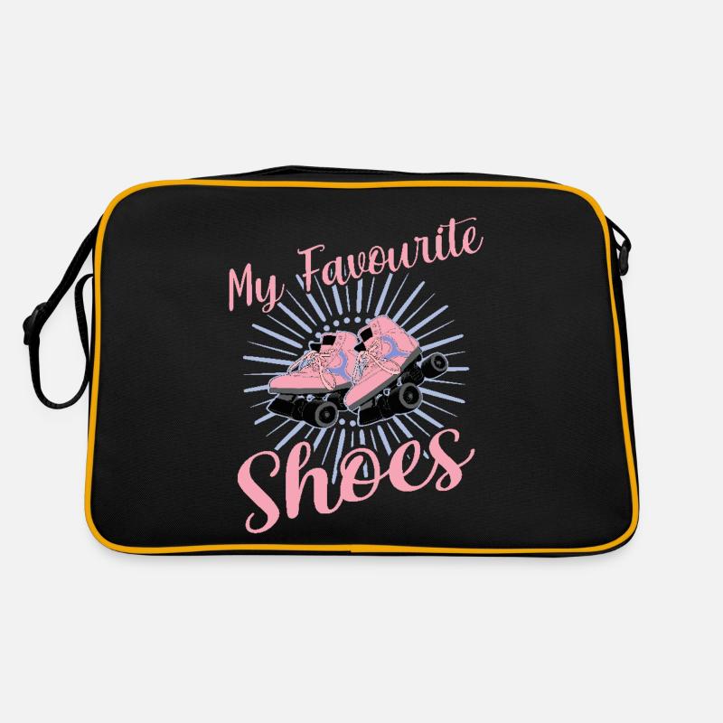 Rollerskater My Shoes Rollschuh Disco Retro Tasche