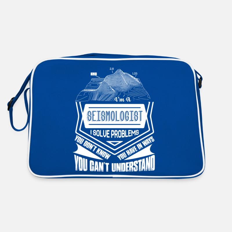 Seismologist I Solve Problems Retro Bag