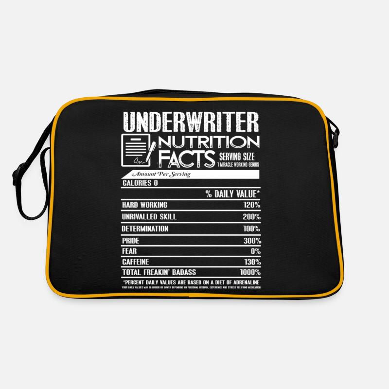 Underwriter Nutrition Facts Retro Bag