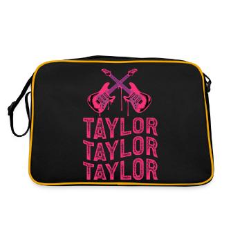 It ́s a Taylor Thing First name Taylor Taylor - Retro Bag - black/gold - Back