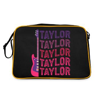 It ́s a Taylor Thing First name Taylor Taylor - Retro Bag - black/gold - Back