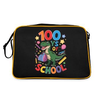 100e jour d’école 100 jour d’école des enfants - Sac Retro - noir/or - Dos