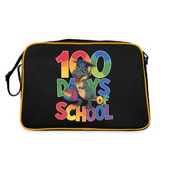 100e jour d’école 100 jour d’école des enfants - Sac Retro - noir/or - Dos