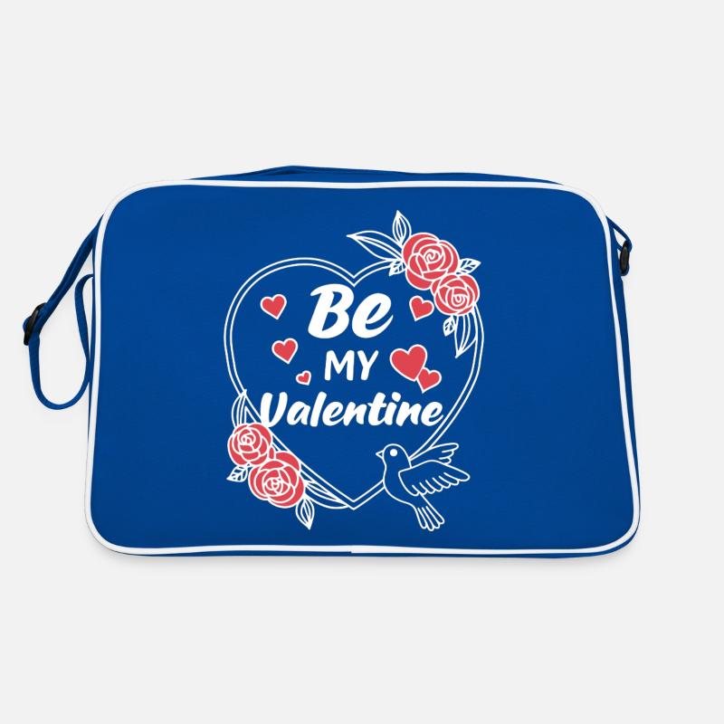 Be my Valentine - Valentine's Day Geschenk Retro Tasche