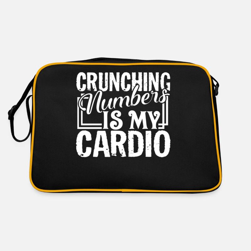 Accountant Crunching Numbers Is My Cardio Retro Bag