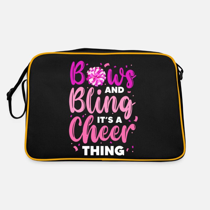 Bows And Bling It's A Cheer Thing Cheerleading Retro Tasche