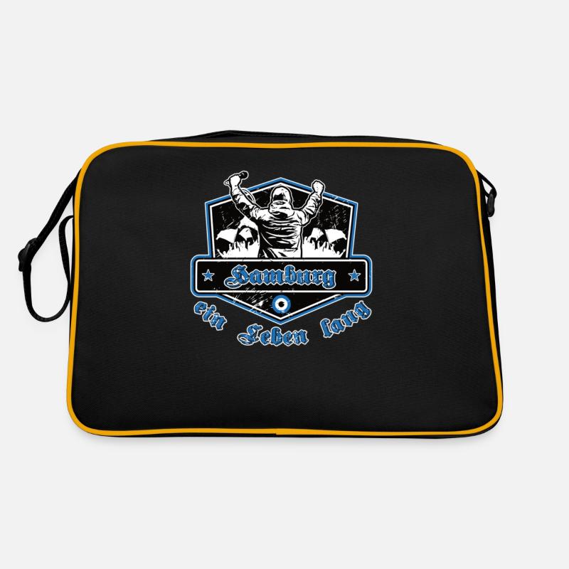 Hamburg ein Leben Lang No II Retro Tasche