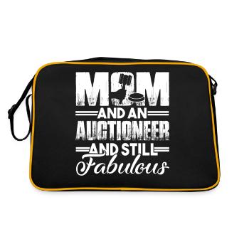 Auctioneer Fabulous Auctioneer Mom - Retro Bag - black/gold - Back