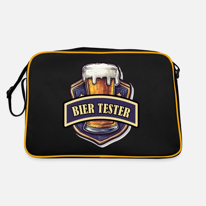Karneval Bier Tester Retro Tasche