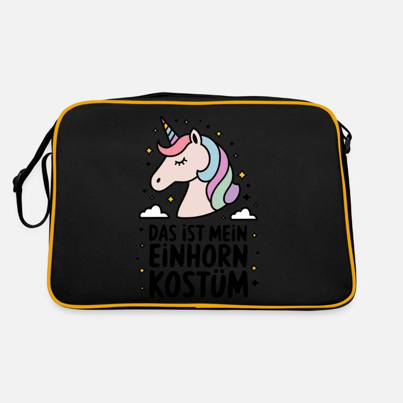 Das ist mein Einhorn Kostüm Retro Tasche