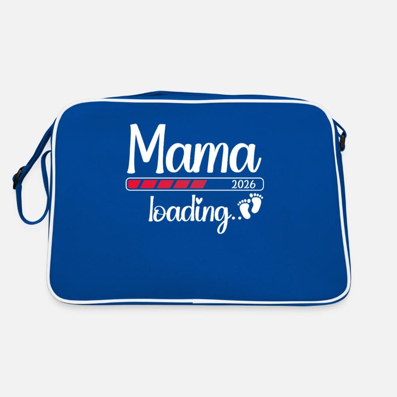 Mama 2026 Loading Werdende Mama 2026 Retro Tasche
