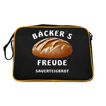BROT BÄCKER ́S FREUDE SOURDOUGH BREAD - Retro Bag - black/gold - Back